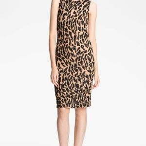 Leopard Sequin Embellished Dress ALICE + OLIVIA